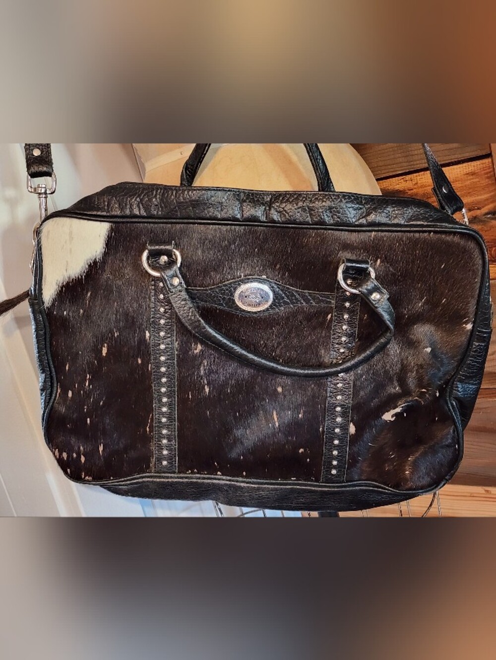 Vintage Western Style Messenger-Tote Bag By Saddle Barn Roswell, N.M.